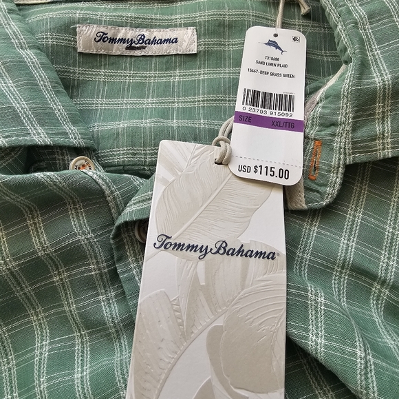 Tommy Bahama Long Sleeve Button Down Linen Blend XXL NEW with Tags! - Picture 7 of 9